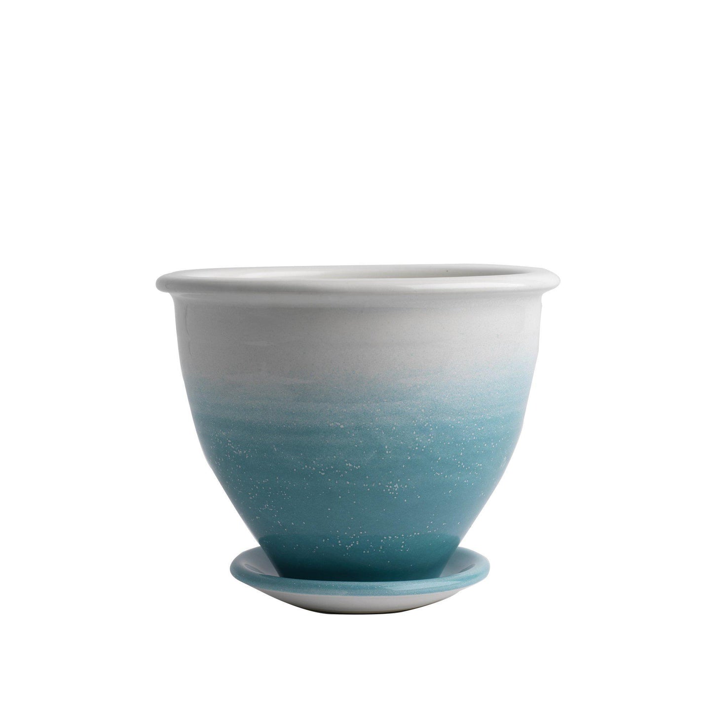 Flower Pot & Plate (324S), Louis Mulcahy Pottery