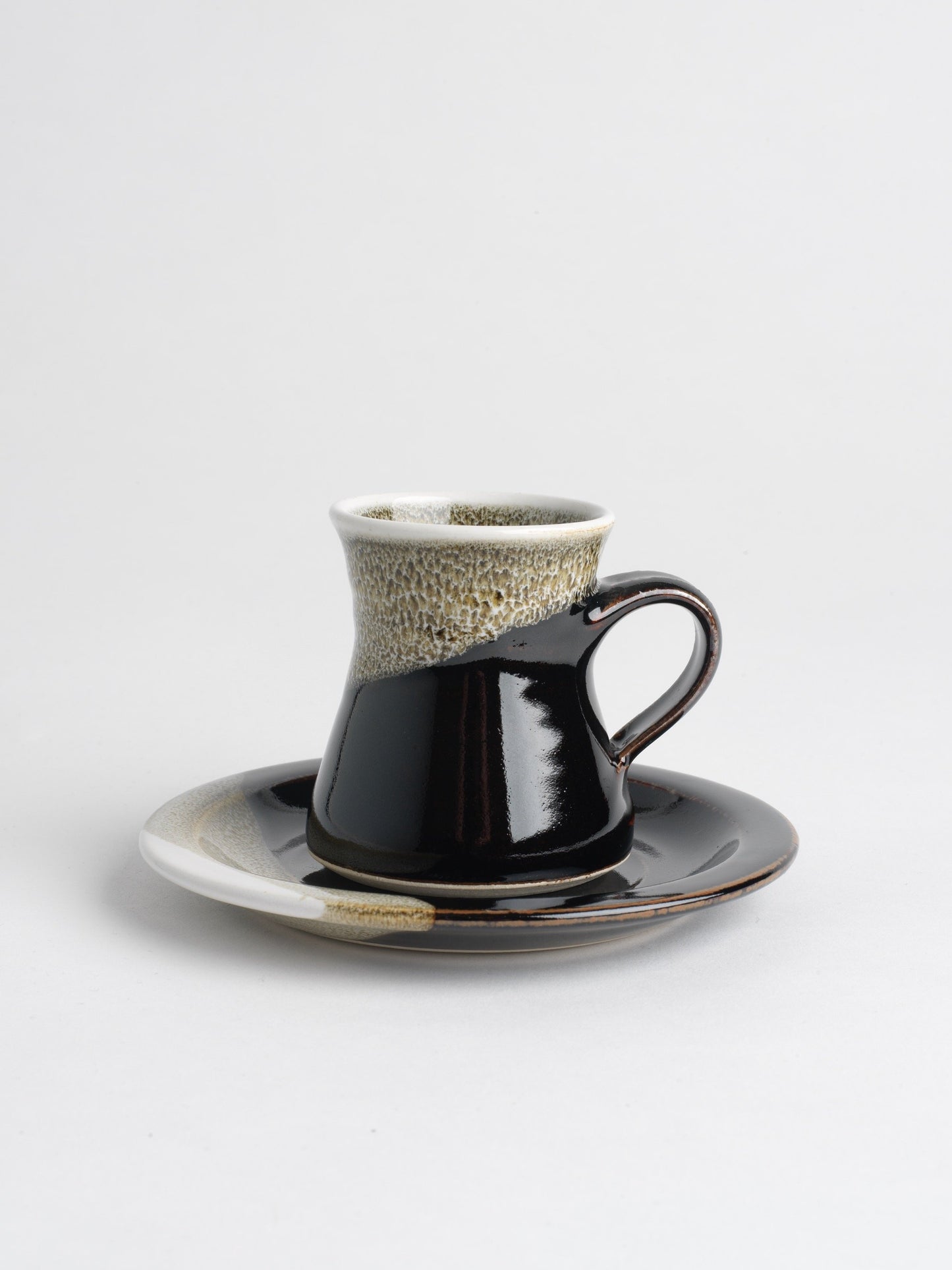 Coffee Cup & Saucer (1080), Louis Mulcahy Pottery