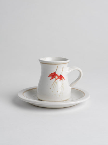Coffee Cup & Saucer (1080), Louis Mulcahy Pottery