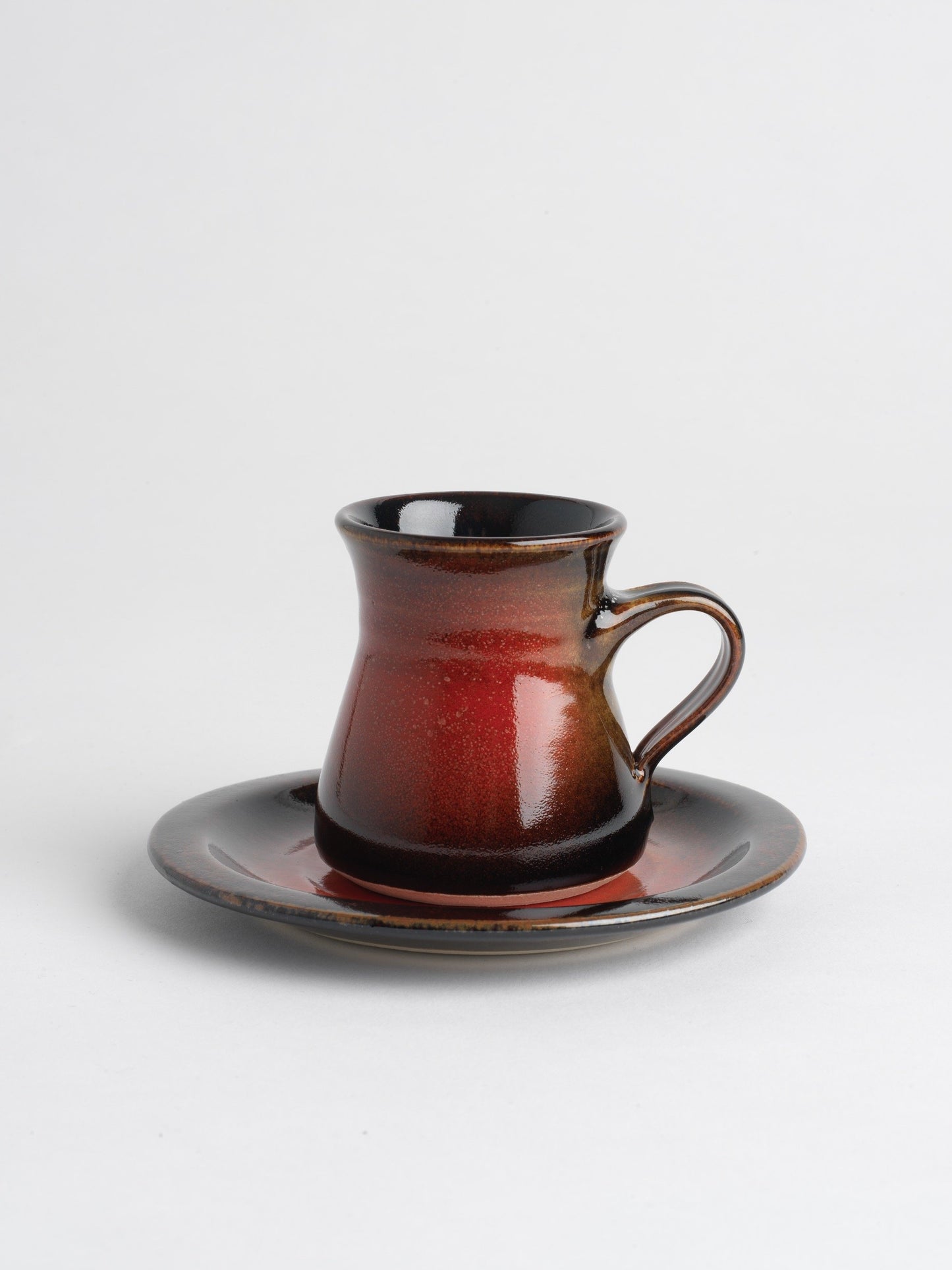 Coffee Cup & Saucer (1080), Louis Mulcahy Pottery