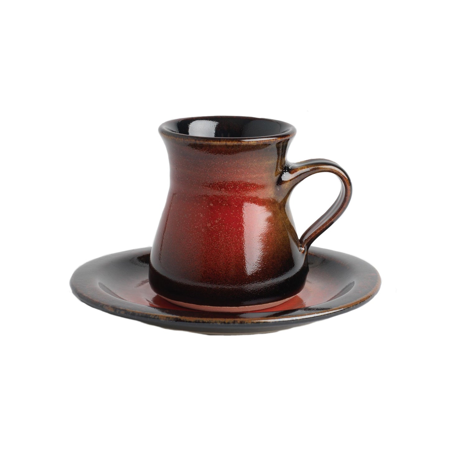 Coffee Cup & Saucer (1080), Louis Mulcahy Pottery