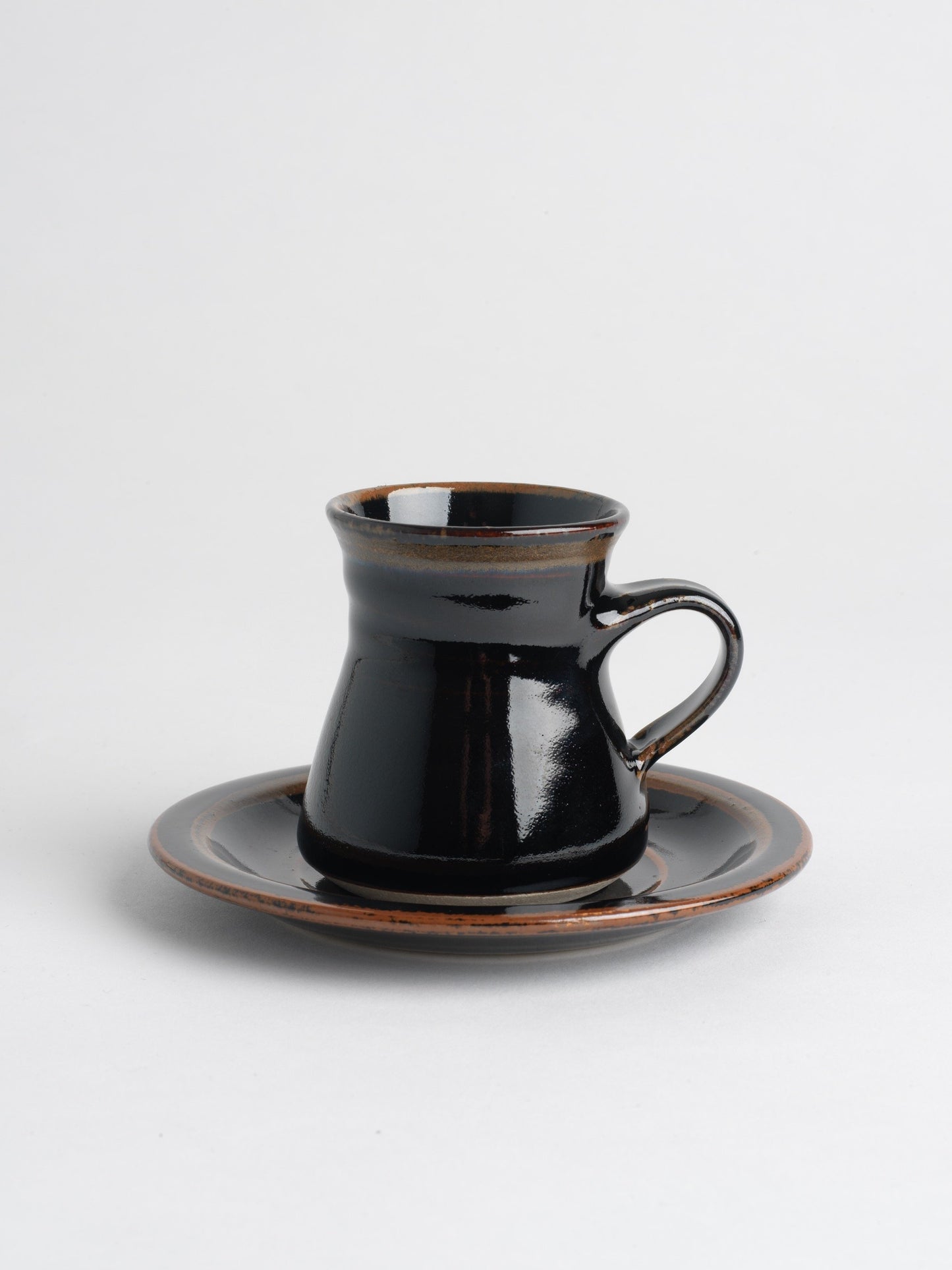 Coffee Cup & Saucer (1080), Louis Mulcahy Pottery
