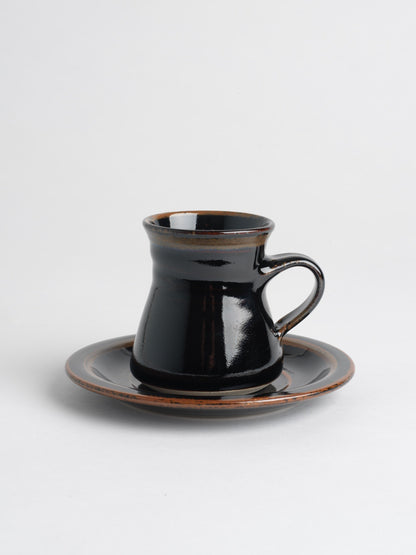 Coffee Cup & Saucer (1080), Louis Mulcahy Pottery