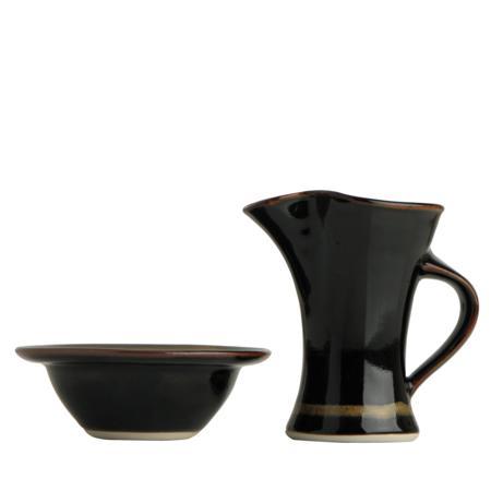 Jug & Sugar Bowl (109E Tenmoku)