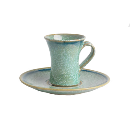 Espresso Cup & Saucer (1501), Louis Mulcahy Pottery