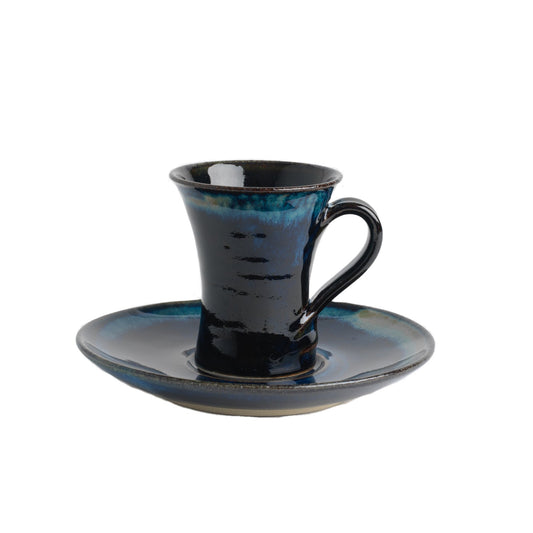 Espresso Cup & Saucer (1501), Louis Mulcahy Pottery