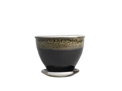 Flower Pot & Plate (322S), Louis Mulcahy Pottery