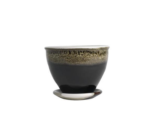 Flower Pot & Plate (322S), Louis Mulcahy Pottery
