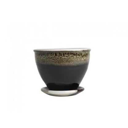 Flower Pot & Plate (322S), Louis Mulcahy Pottery