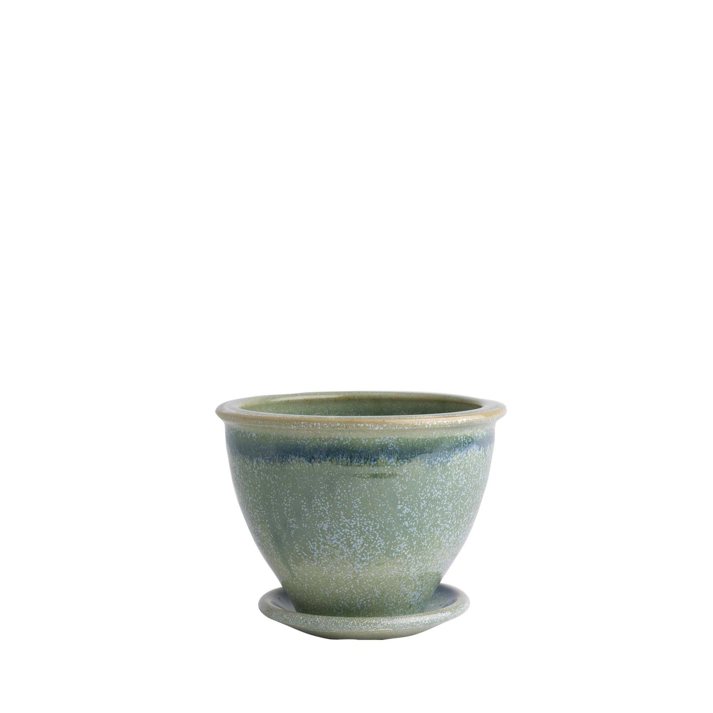 Flower Pot & Plate (323S), Louis Mulcahy Pottery