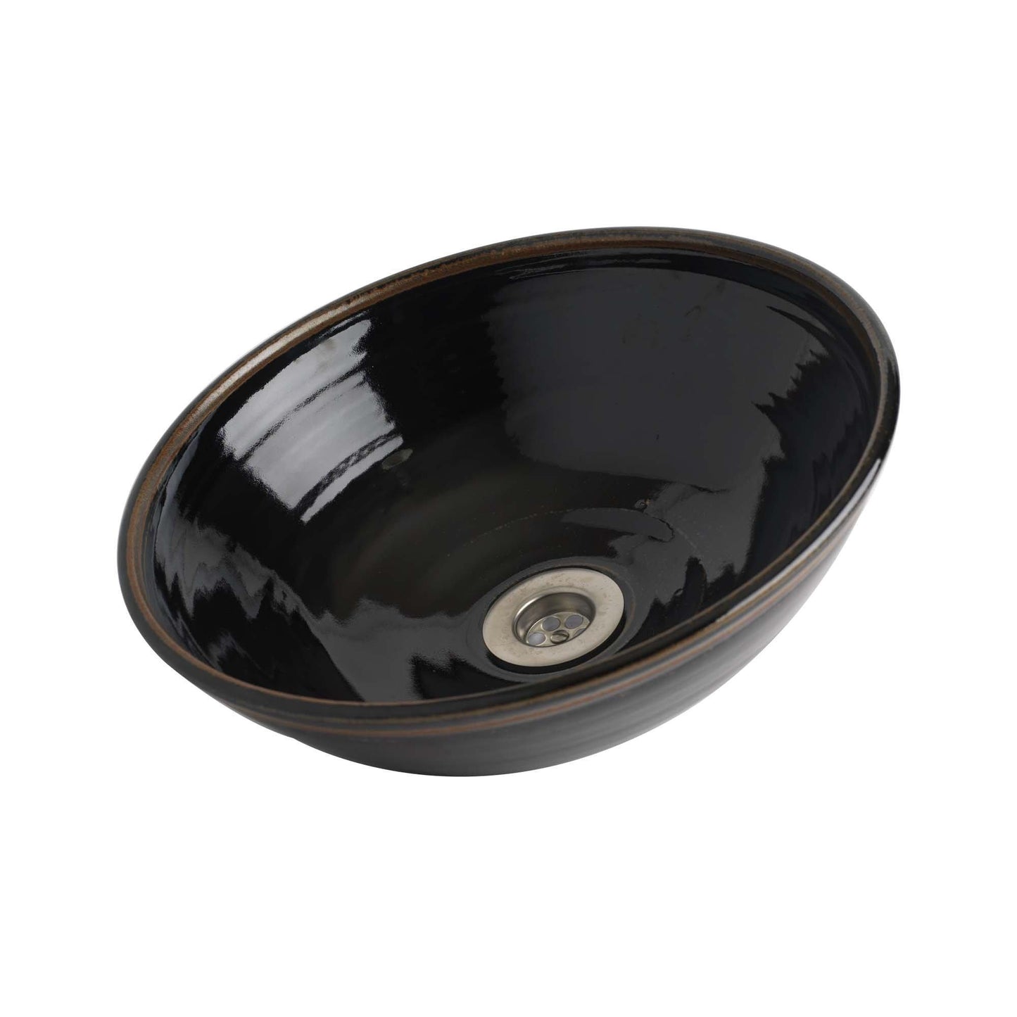 Large "Sit on Top" Wash Basin (5014), Louis Mulcahy Pottery