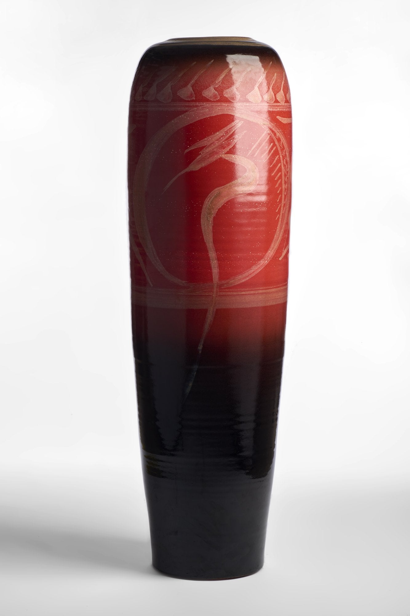 Large Straight Urn (615ORU_124), Louis Mulcahy Pottery