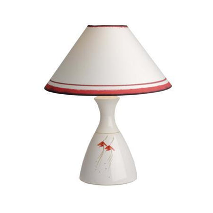 4010C16B Conical Lamp & Coolie Shade (7411 Dearg)