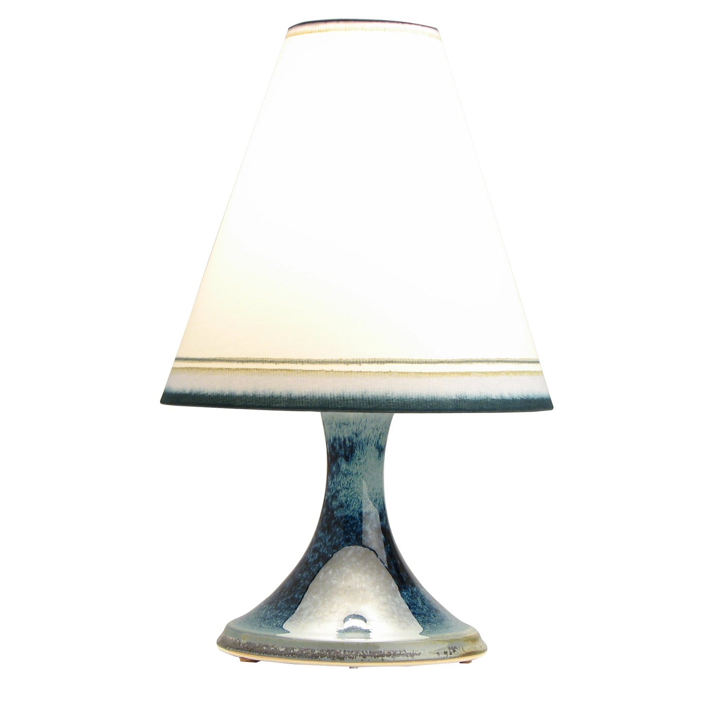 Curved Lamp and Shade (7415), Louis Mulcahy Pottery