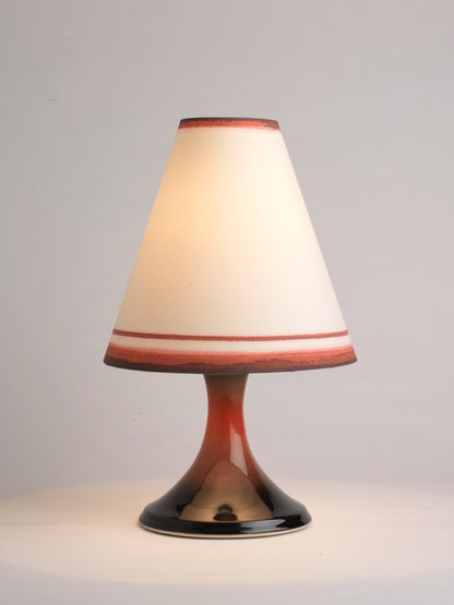 Curved Lamp and Shade (7415), Louis Mulcahy Pottery