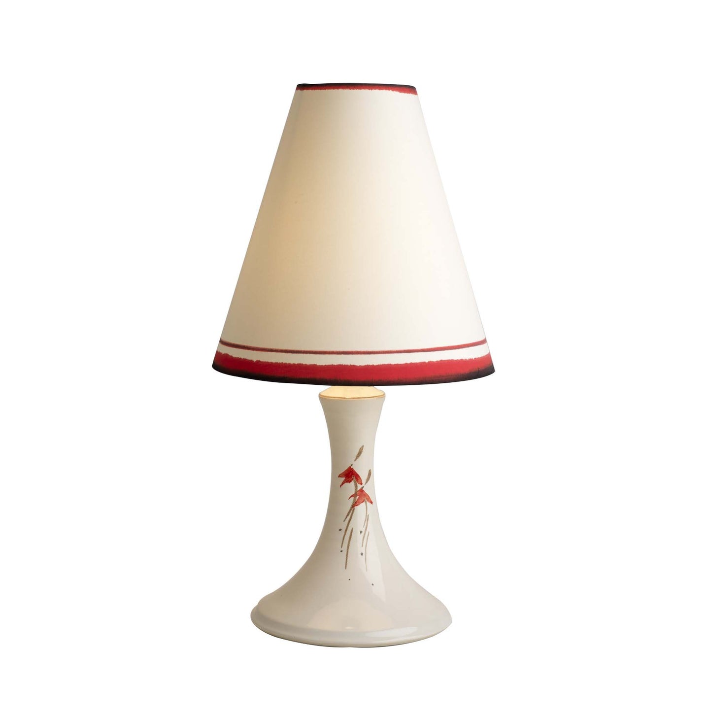 Curved Lamp Base & Cone Shade (7418 ), Louis Mulcahy Pottery