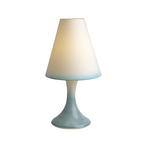 Curved Lamp Base & Cone Shade (7418 ), Louis Mulcahy Pottery