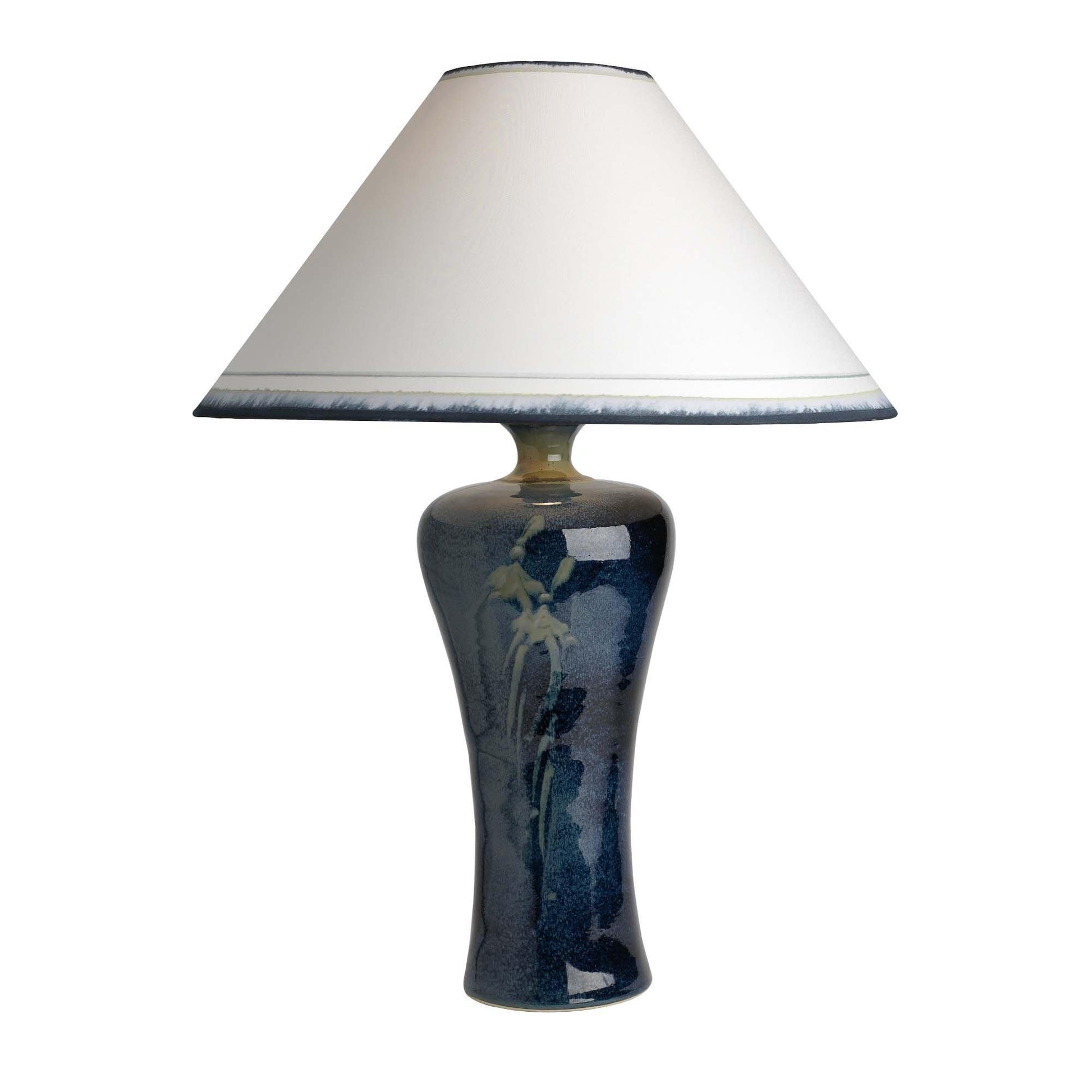 4090C20B Tall Lamp & Coolie Shade (7435 Navy)