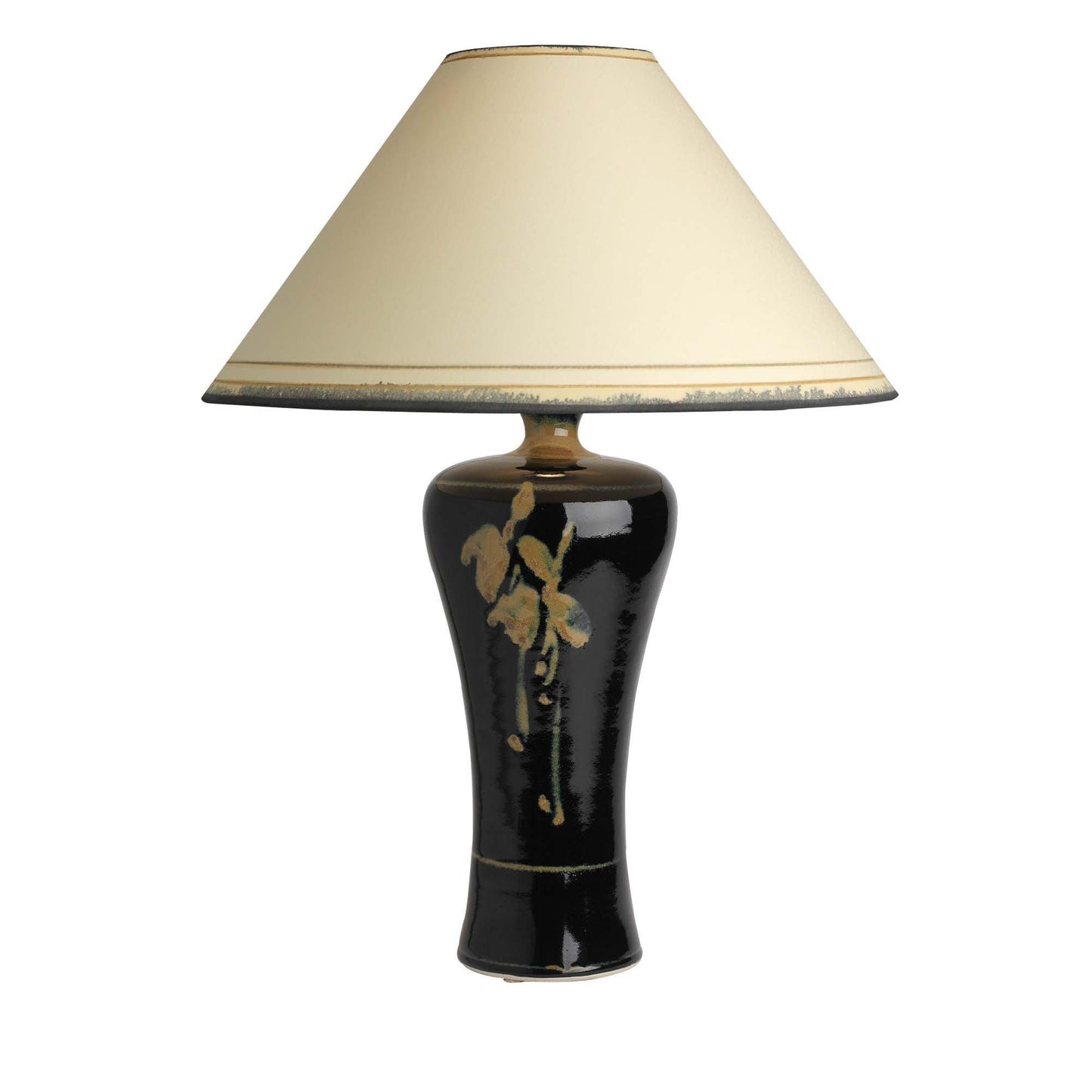 4090C20B Tall Lamp & Coolie Shade (7435 Tenmoku)