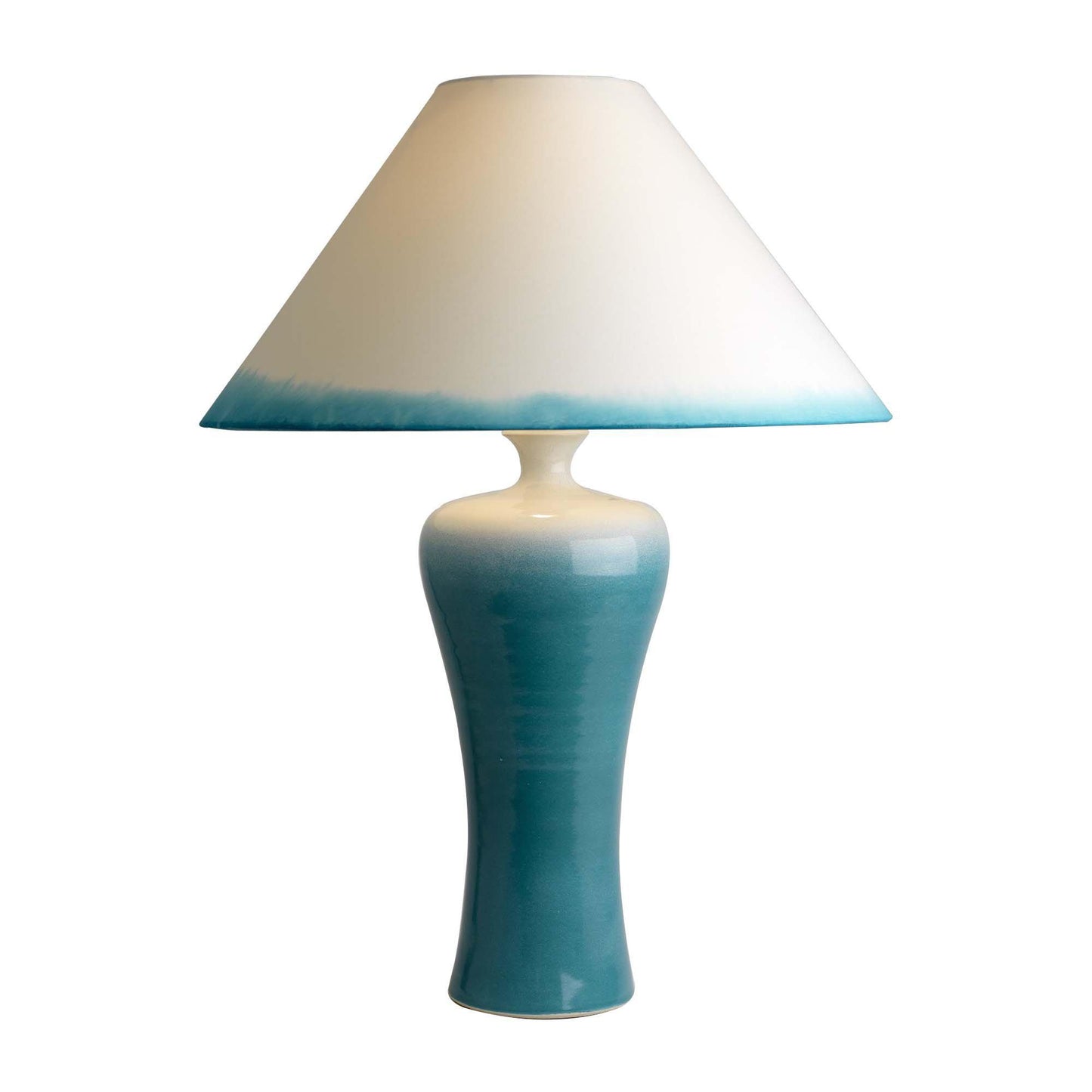 4090C20B Tall Lamp & Coolie Shade (7435), Louis Mulcahy Pottery