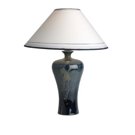 409BC18B Medium Lamp & Coolie Shade (7439 Navy)