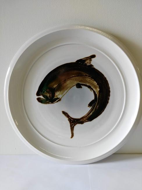 Platter - Hand painted, Louis Mulcahy Pottery