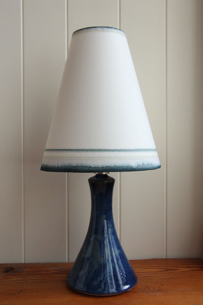 Small Straight Conical Lamp and Cone Shade (7405), Louis Mulcahy Pottery