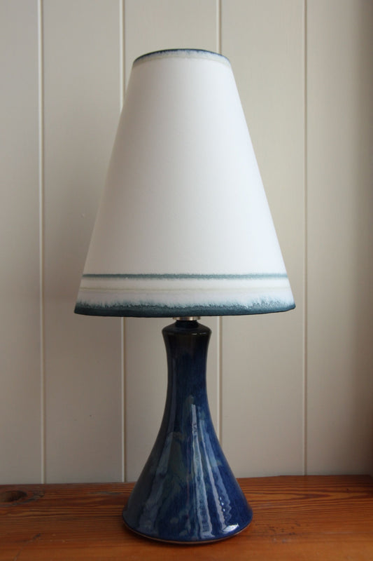 Small Straight Conical Lamp and Cone Shade (7405), Louis Mulcahy Pottery