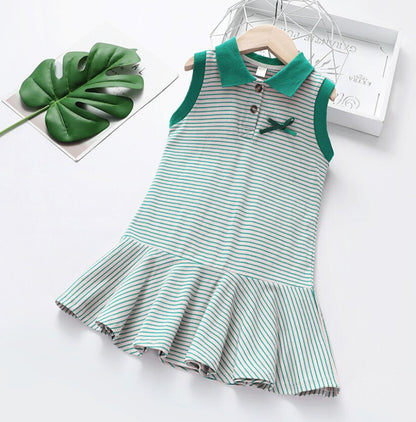 New Girls Summer Dress Fashion Striped Baby Girl!
