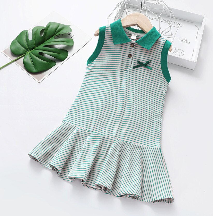 New Girls Summer Dress Fashion Striped Baby Girl!