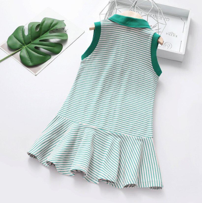 New Girls Summer Dress Fashion Striped Baby Girl!