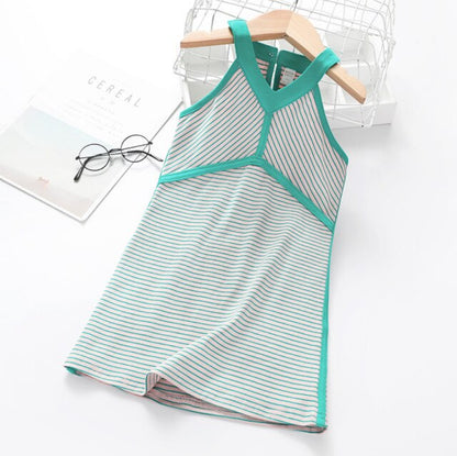 New Girls Summer Dress Fashion Striped Baby Girl!