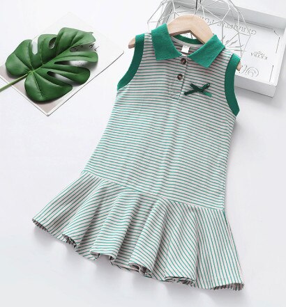 New Girls Summer Dress Fashion Striped Baby Girl!